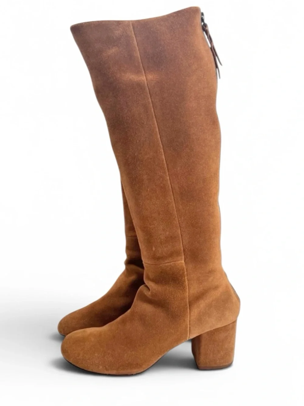 Splendid Danise Chestnut Suede Knee High Boots